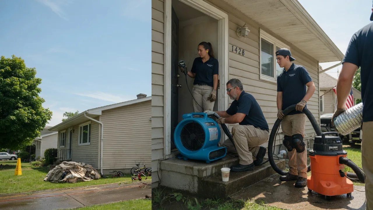 Water Damage Restoration in Burnettsville, IN near me